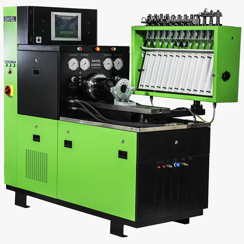 DYL 811 Premium, Exact and fast pump  TESTING with 12 CYLINDER Glass MEASUREMENT AND 15 HP MOTOR POW...